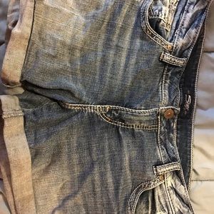 Silver jeans shorts. Perfect for all occasions!